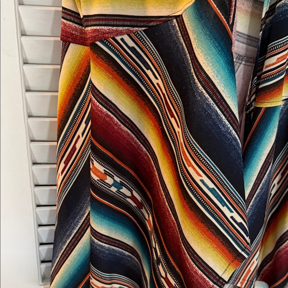 Double D Ranch Multicolor Striped Vest - Picture 2 of 4